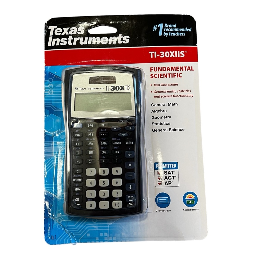 Texas Instruments TI-30XIIS Scientific Calculator - Black